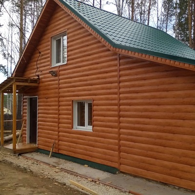 Металлосайдинг Брус